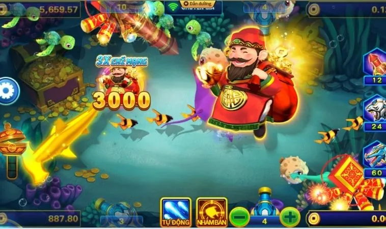 Chiến thuật săn cá hiệu quả trong game Bắn Cá Thần Tài Bet999