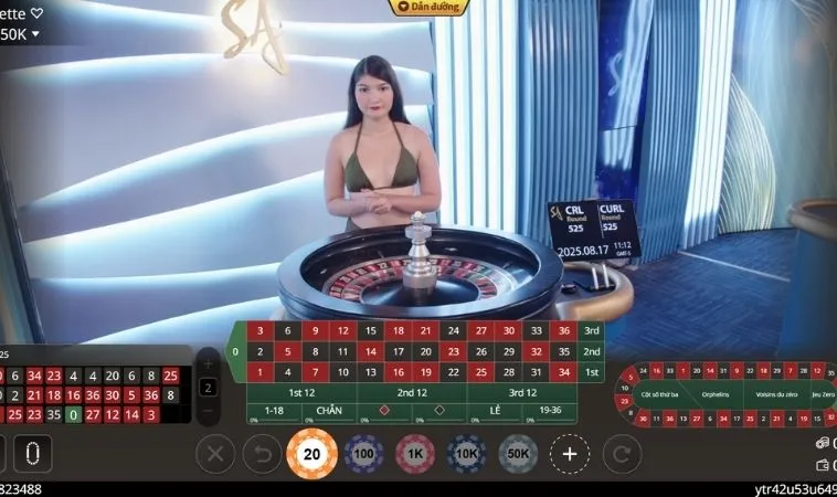 Chinh Phục Bàn Quay Roulette Đỉnh Cao Tại Nhà Cái Bet999 2 Giao diện cá cược Roulette tại Bet999