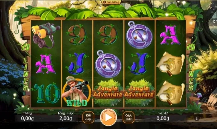 Giao diện chơi Nổ Hũ Rừng Xanh Bet999